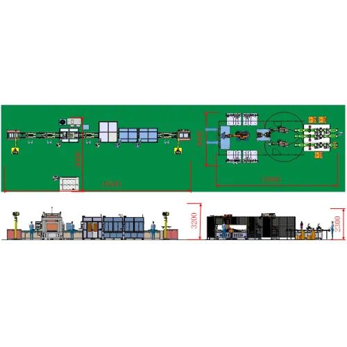 Lithium battery module fully automatic assembly line