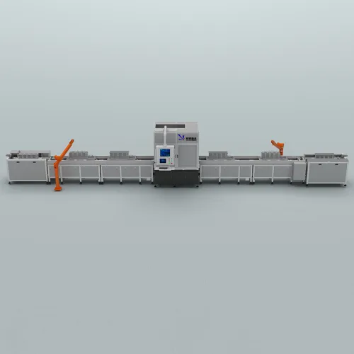 Semi-automatic module welding line solution