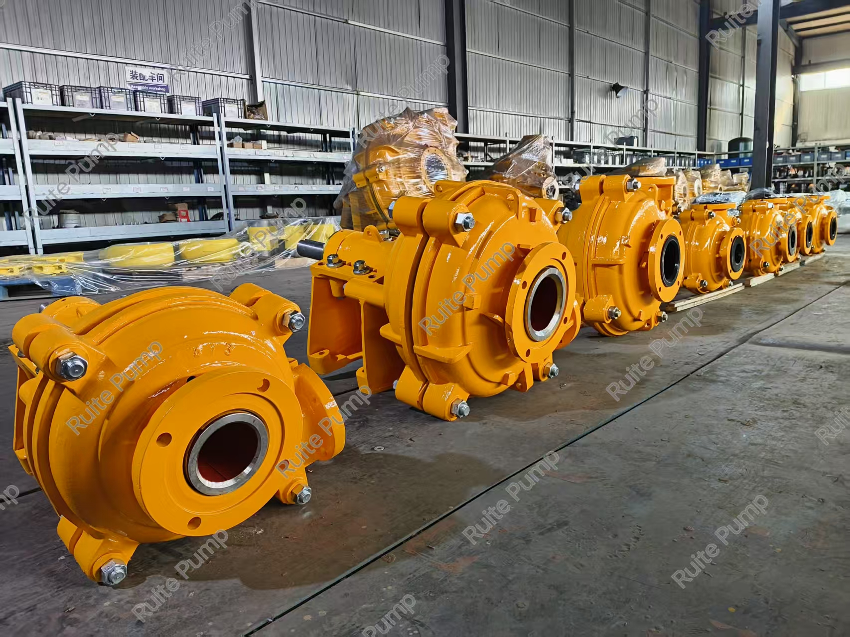 Slurry pumps delivery to Italy and Spain