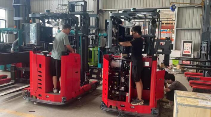 5Units HULKMAN AGV Reach Truck Order are in production for Mexico
