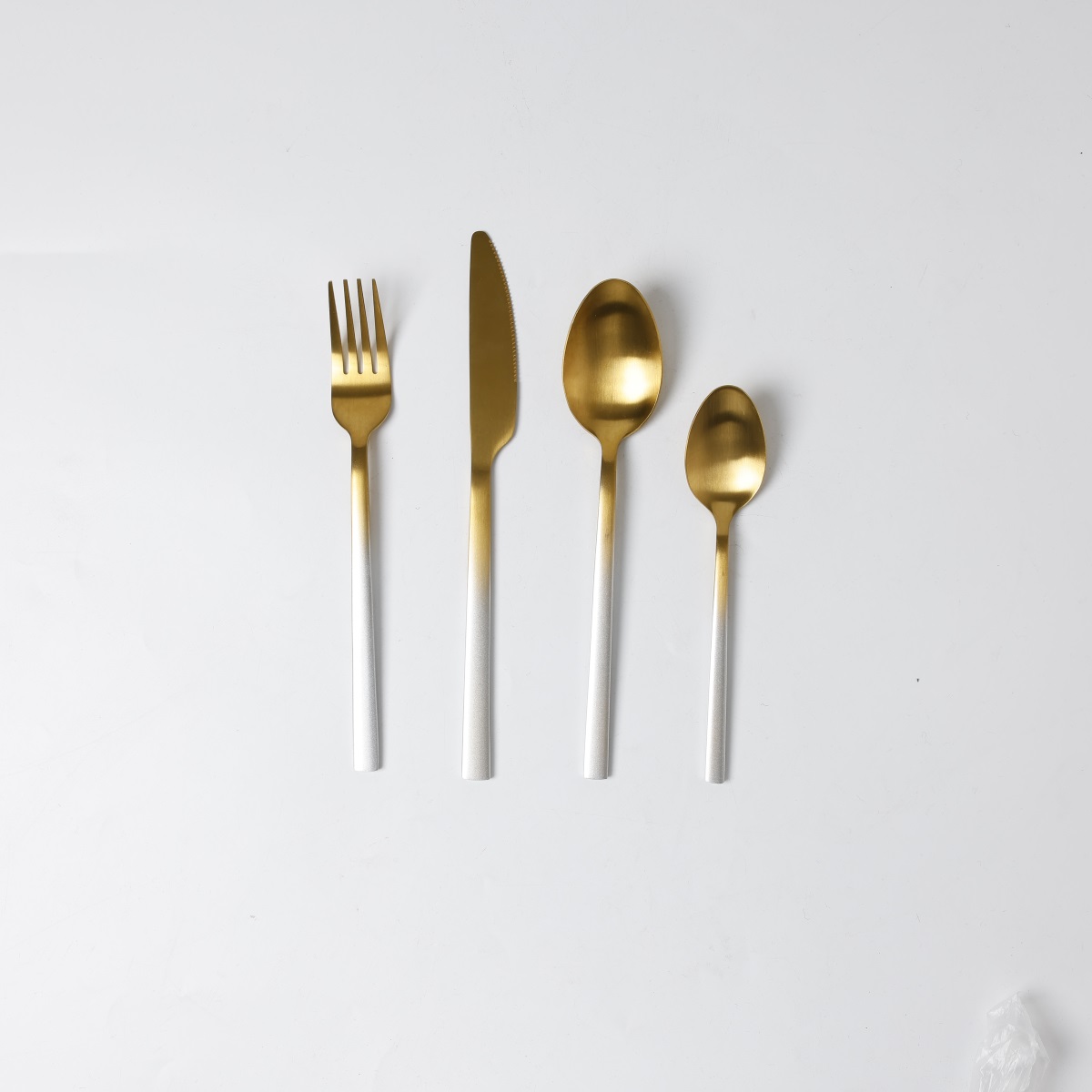 luxury Royal Gradient Gold Silver Cutlery