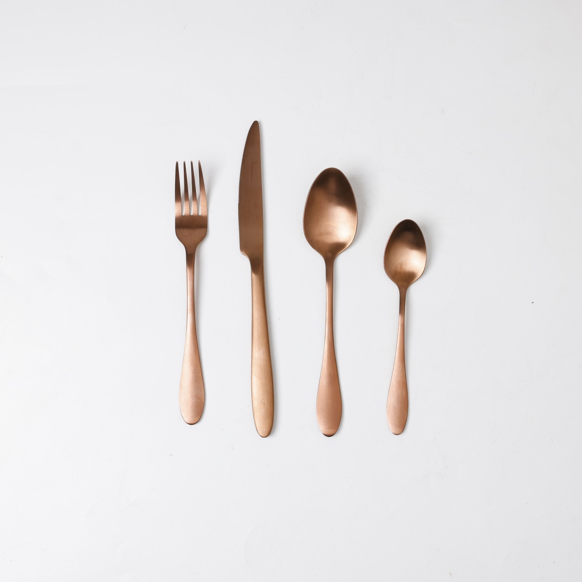 Rose Gold Matter Flatware