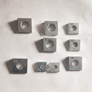 MALLEABLE IRON SQ BEVEL WASHER