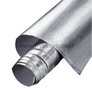 Tissu en fibre de verre en aluminium