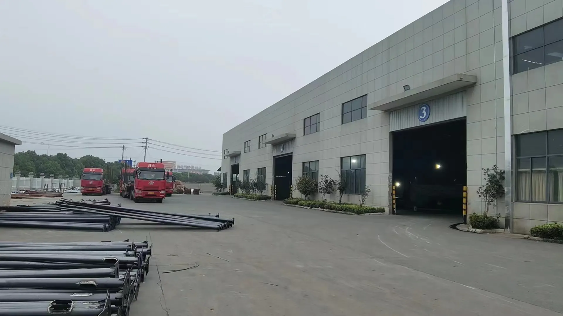 Support LED street light non-standard custom light pole special-shaped