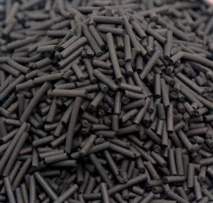 Application of activated carbon pellets to remove hydrogen sulfide gas