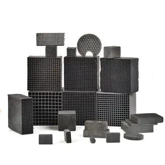 Honeycomb activated carbon block for air purification equipment