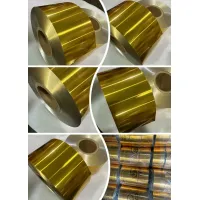 Colored chocolate package wrapping aluminum foil