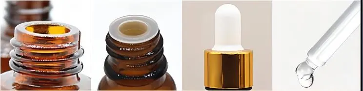 Amber Glass Dropper  Essential Oil Bottles