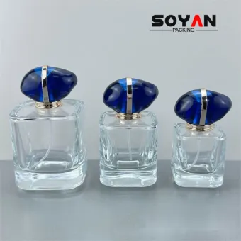 Square thick bottom perfume bottle
