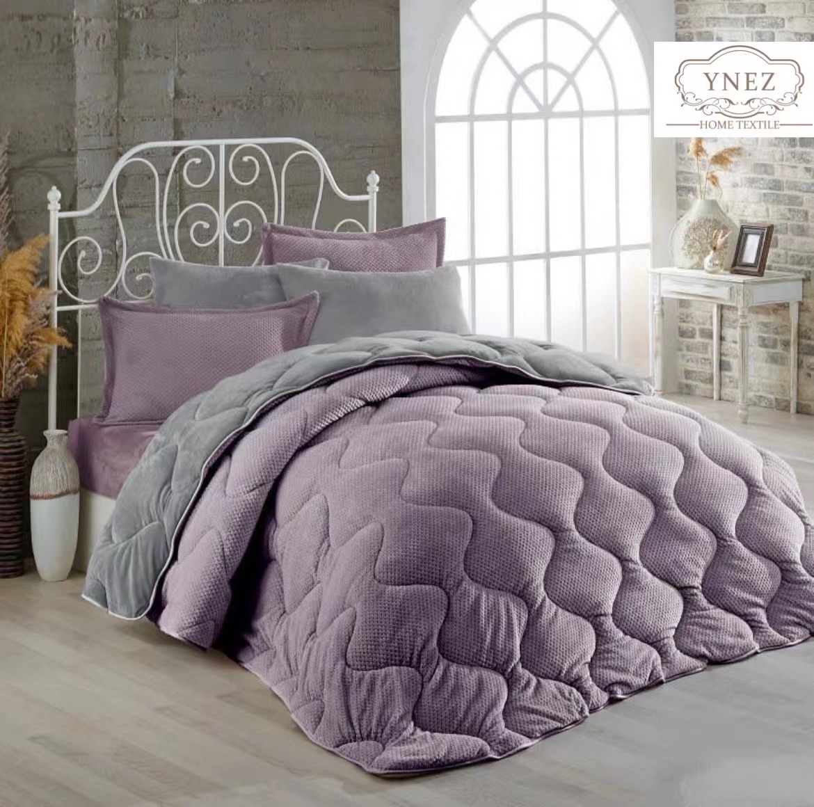 High quality Sherpa comforter set winter wholesale