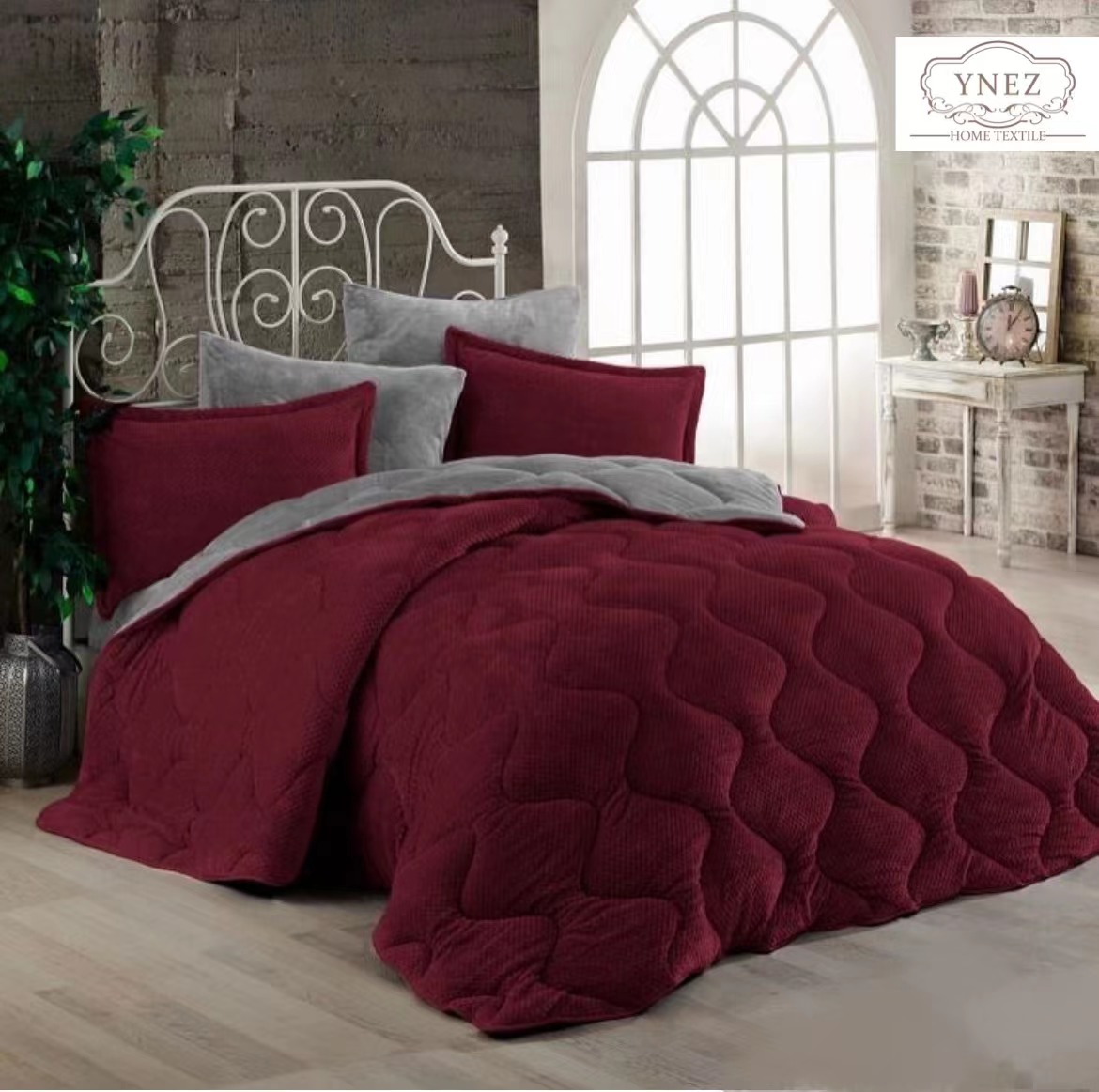 High quality winter wholesale Sherpa comforter set