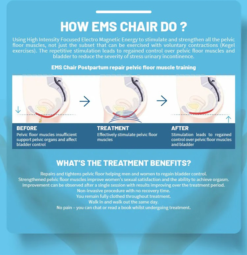 New EM Pelvic Floor Chair
