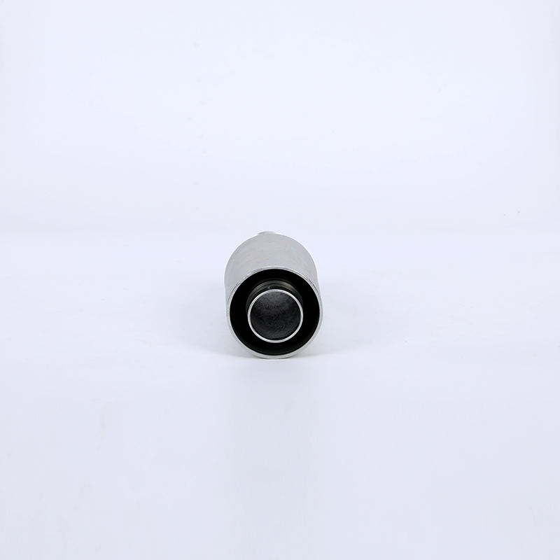 How can we determine whether there are faults in the end connection of the concrete conveying hose through visual inspection?
