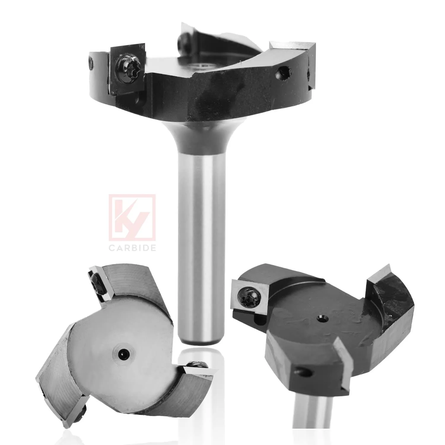 Surfacing Router Bit For Handheld KY 3 Flute Spoilboard Surfacing Router Bits with Inserts