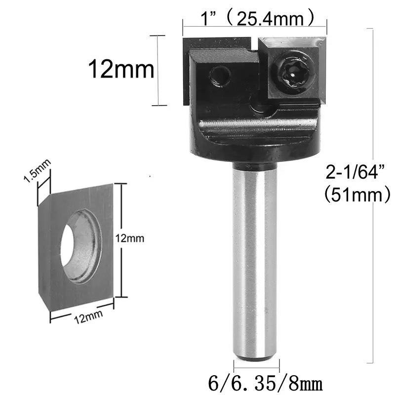 KY 2 Flutes CNC Spoilboard Surfacing Router Bit