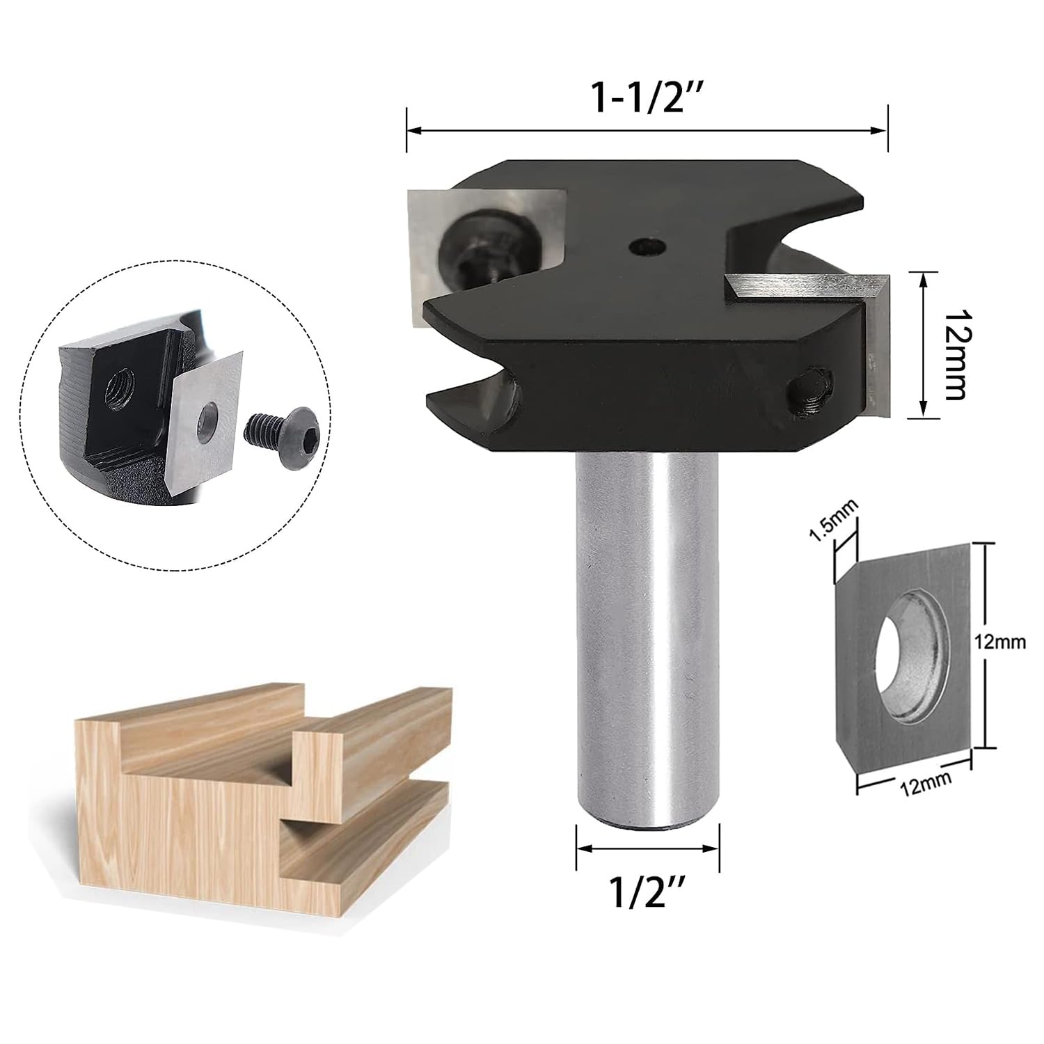 KY 2 Flutes Slab Leveler & Surface Planer Bit