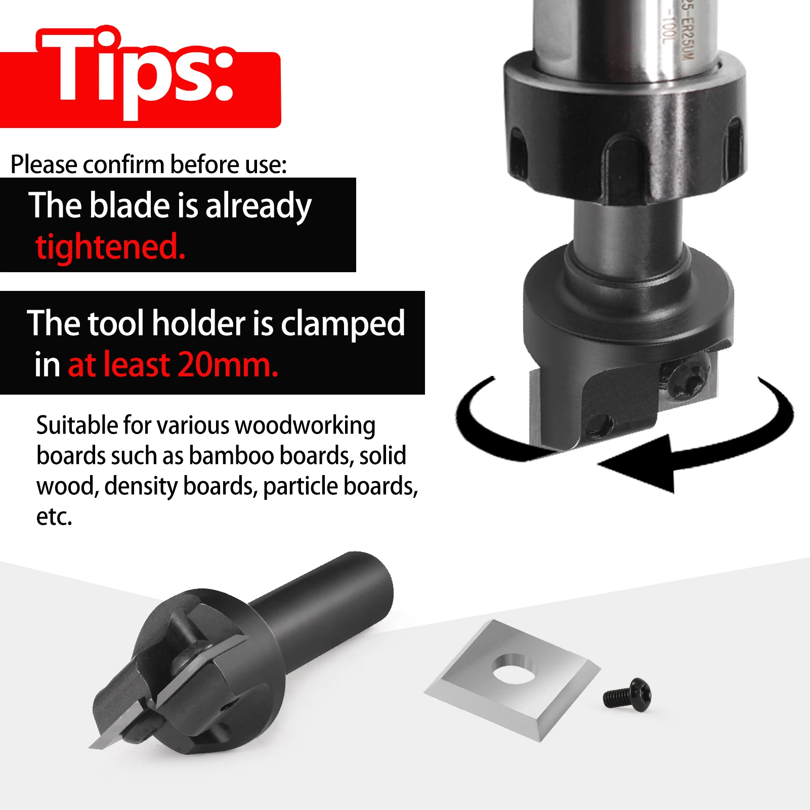 2 Flutes CNC Slab Flattening Router Bit