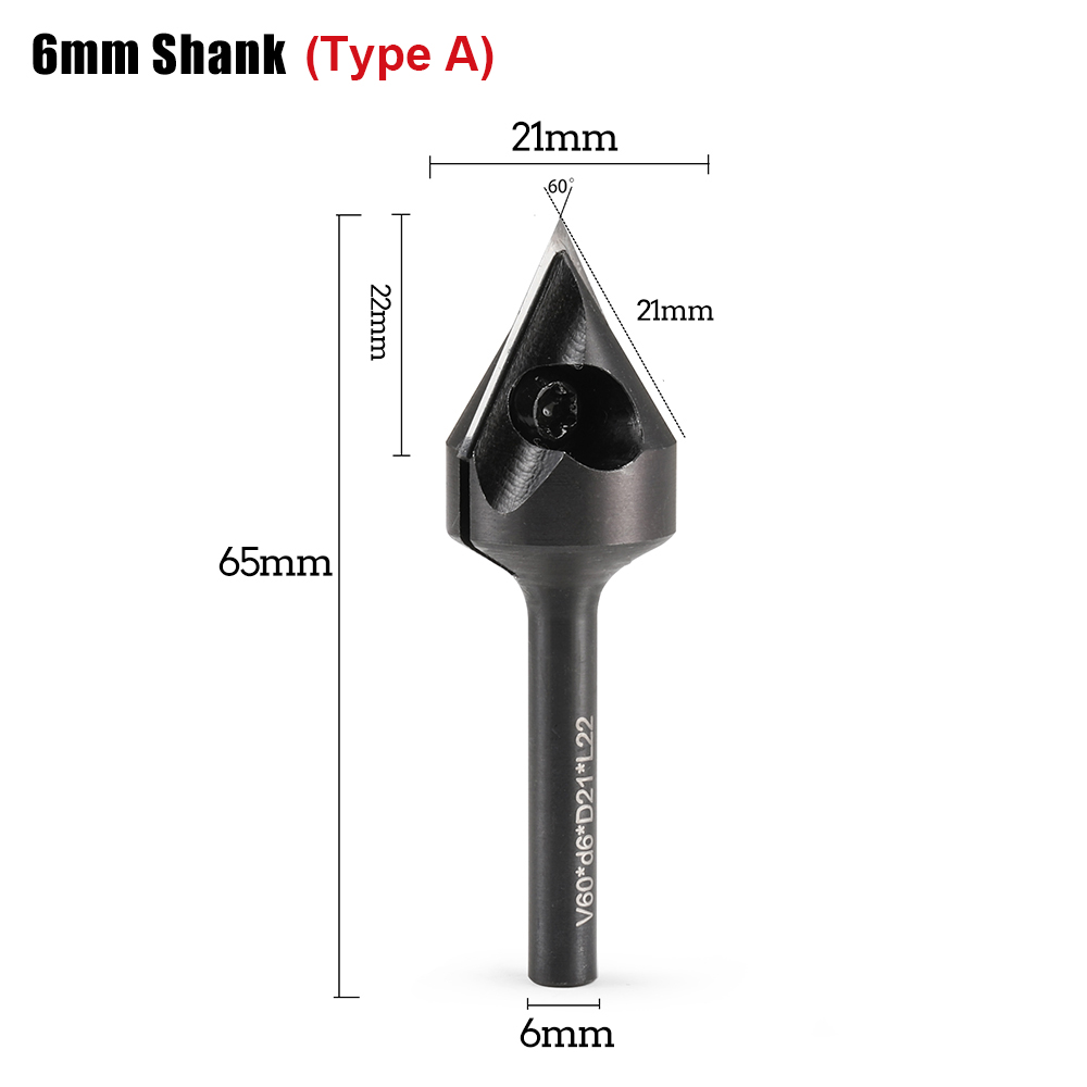 60 Degree V-Sharp CNC Slotting Router Bit