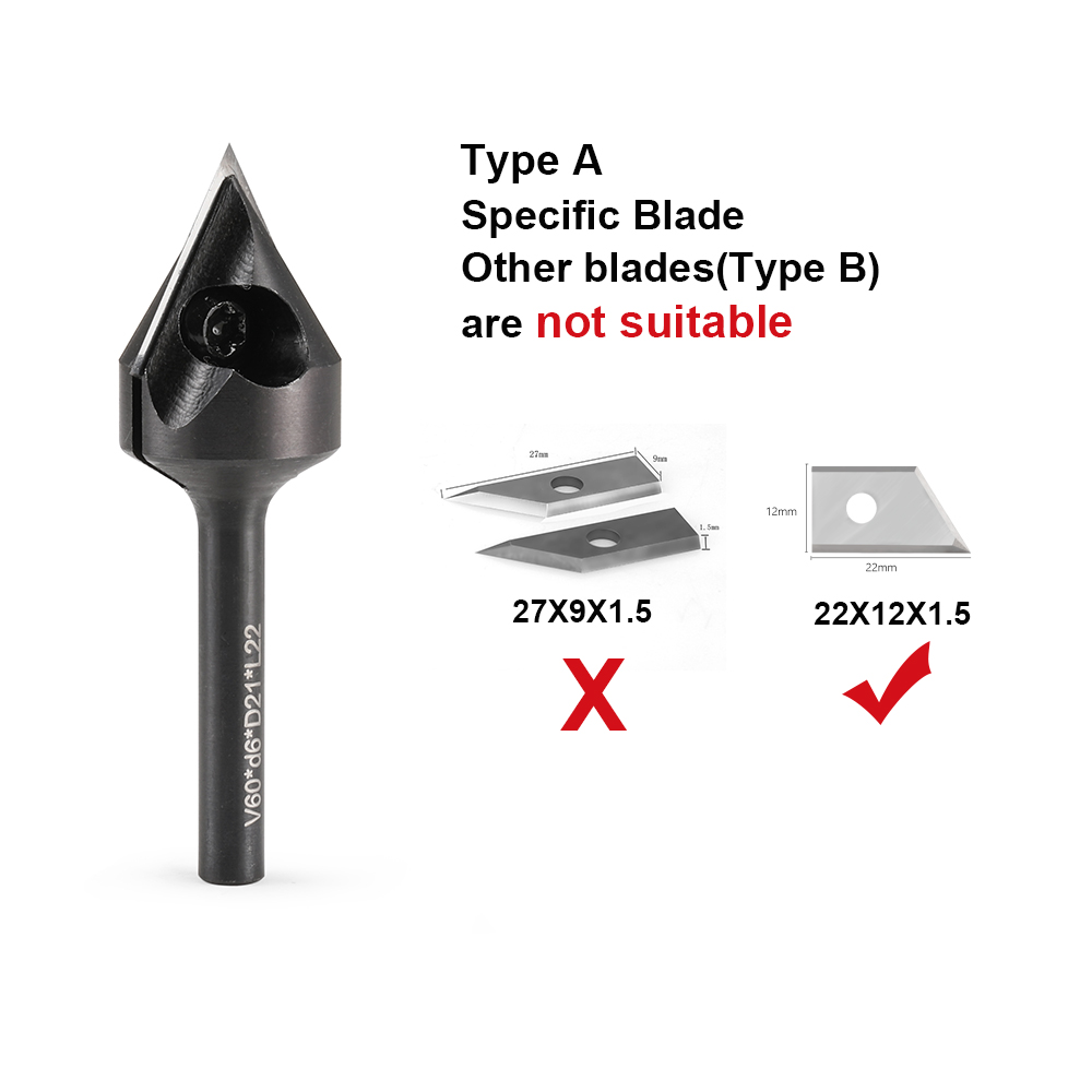 60 Degree V-Sharp CNC Slotting Router Bit