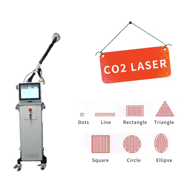 Fractional CO2 laser beauty