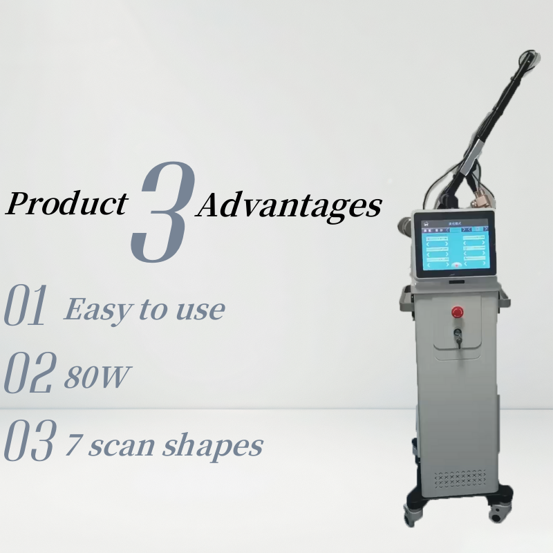 Fractional CO2 laser beauty