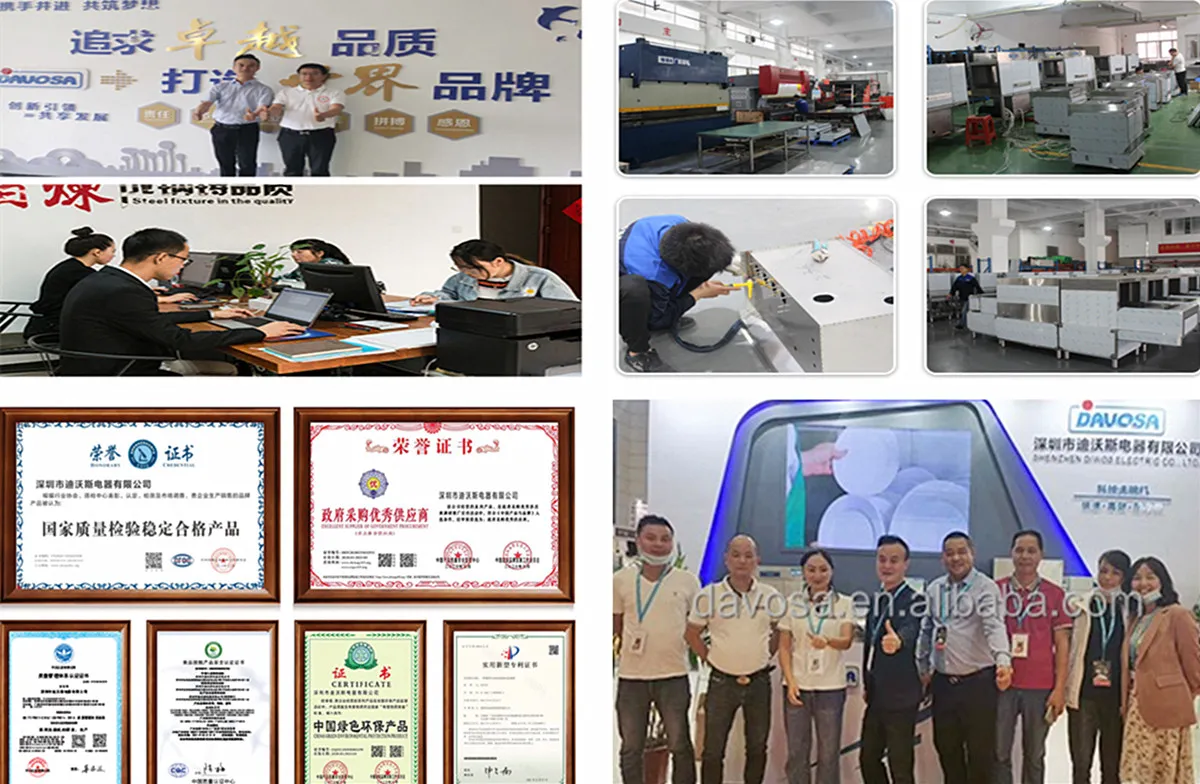 Conveyor Type Dishwasher Commercial Kitchen Dishwashing Equipment