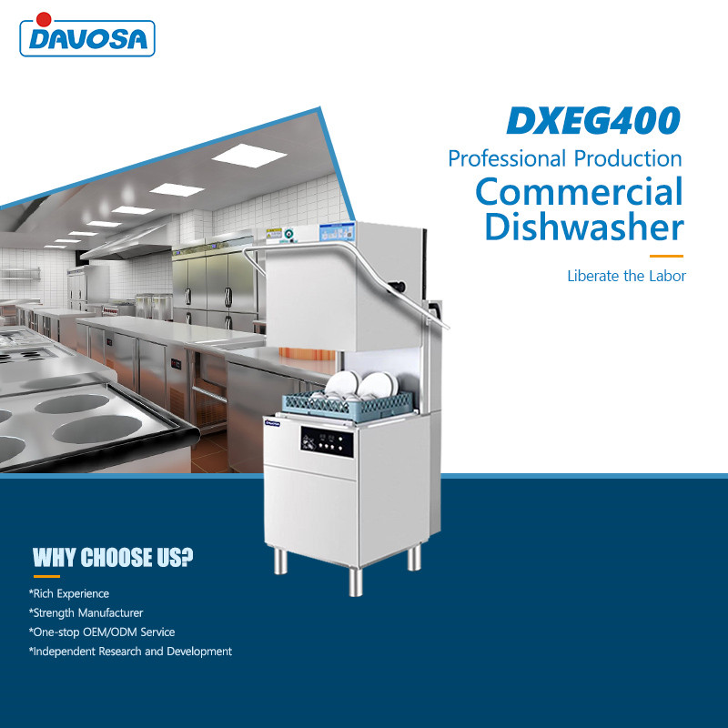 Commercial Hood Type Dishwasher Industrial Dishwashing Machine