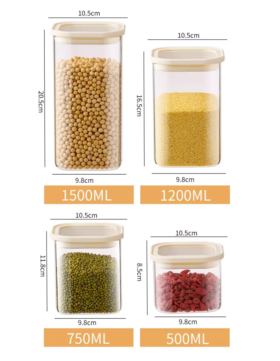 Glass Food Storage Container