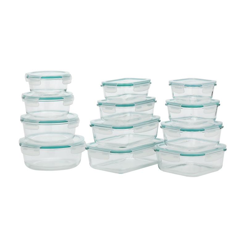 Glass Container with Vent Plastic Lid