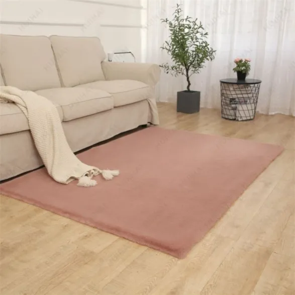 Factory Faux Rabbit Fur Rugs