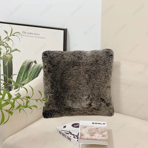Faux Fox Fur pillow