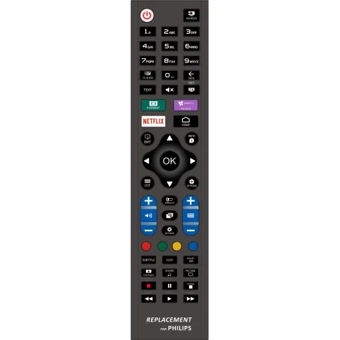 Replacement Remote Control for PHILIPS, RC-53A
