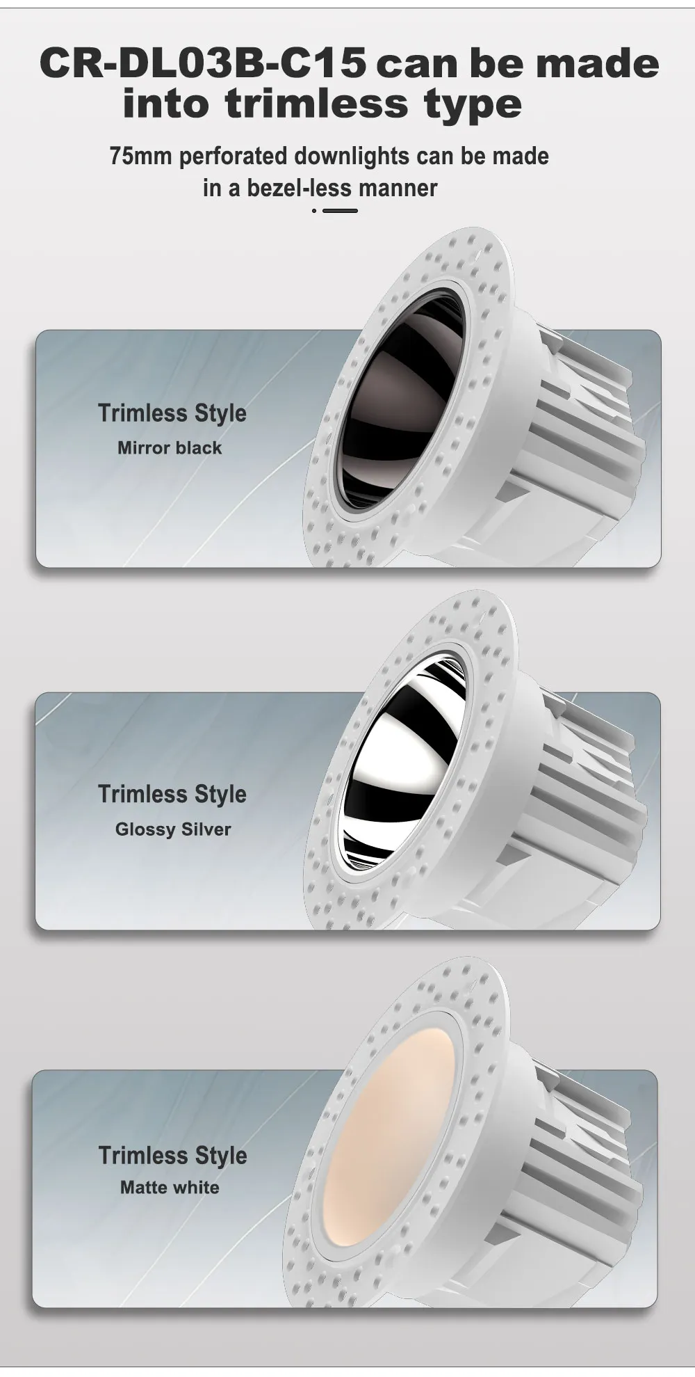 7W Moon Round LED Spotlight