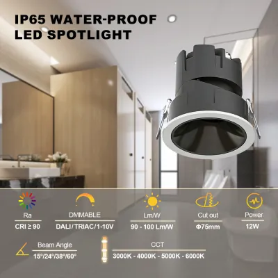 12W led spotlight