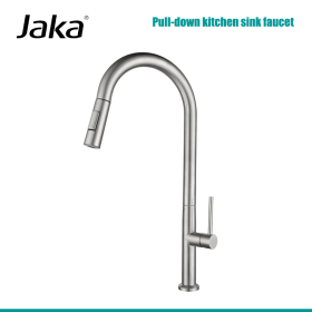 Pull-down Kitchen Sink Faucet With Two-Function Sprayhead