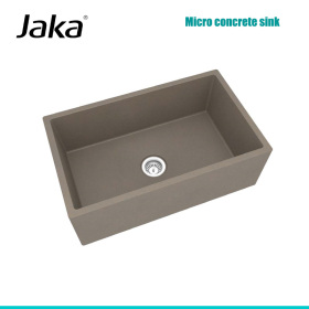 Large and Deep Farmhouse Apron Front Concrete Kitchen Sink for Undermount Installation JCS3018