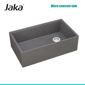Large and Deep Farmhouse Apron Front Concrete Kitchen Sink for Undermount Installation JCS3018U