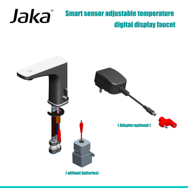 Smart digital temperature display sensor faucet
