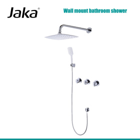 wall-mounted shower