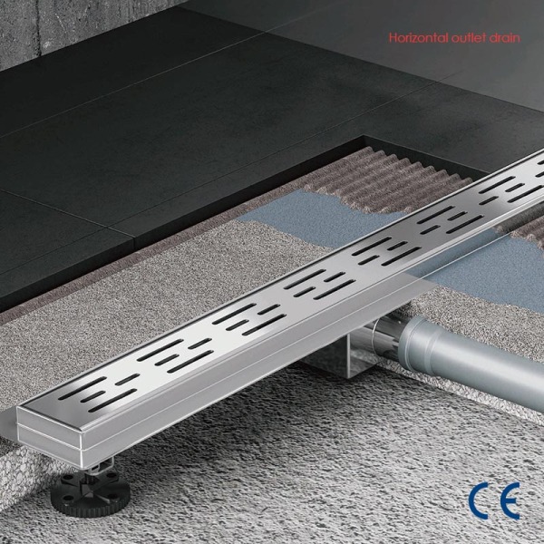adjustable linear shower drain is popular in most developed country
