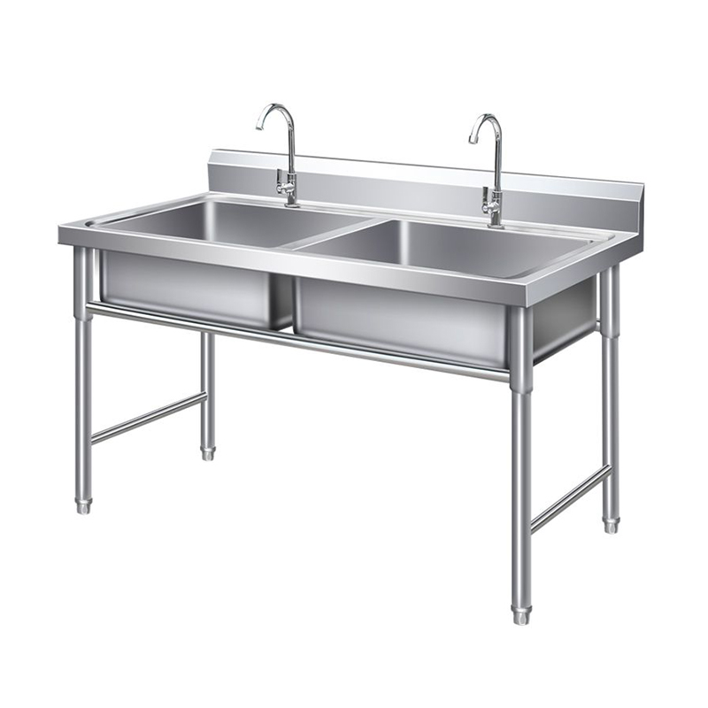 Stainless Teel Sink Table-Double