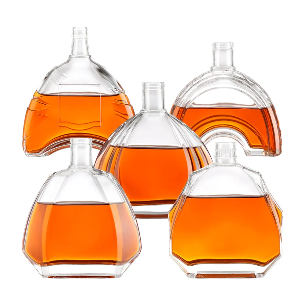 Custom 700ml 750ml Whiskey Liquor Glass Bottle