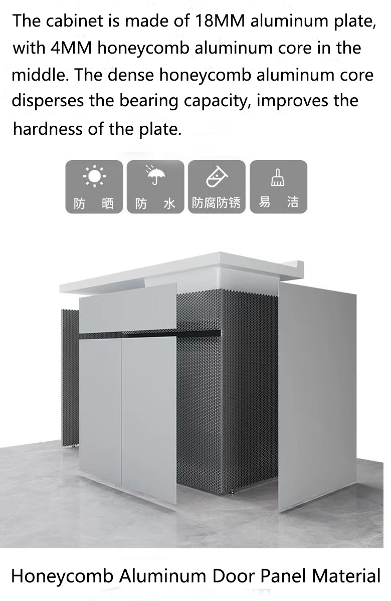 Aluminum Laundry Cabinet