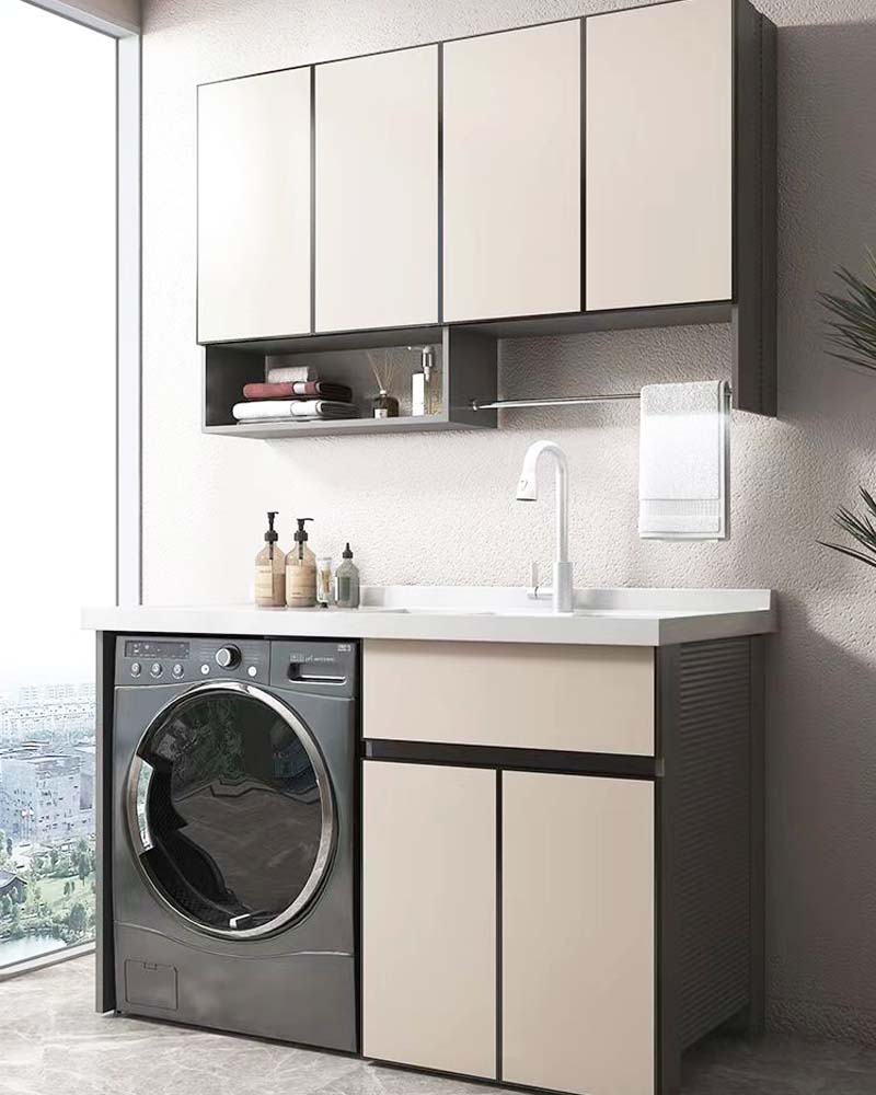 Wash And Dry Laundry Room Cabinet Set