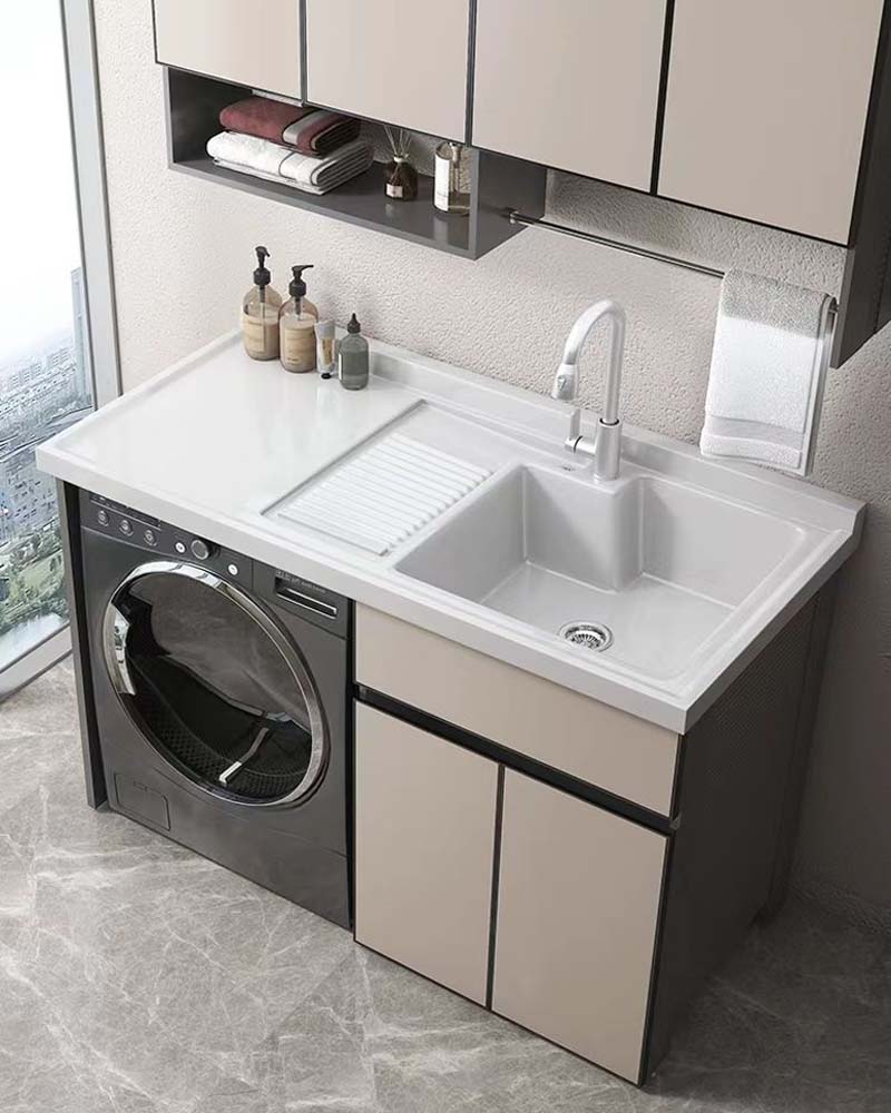 Wash And Dry Laundry Room Cabinet Set