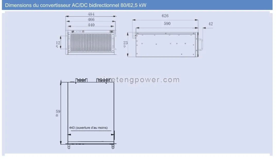 Module de stockage d'énergie BESS AC DC