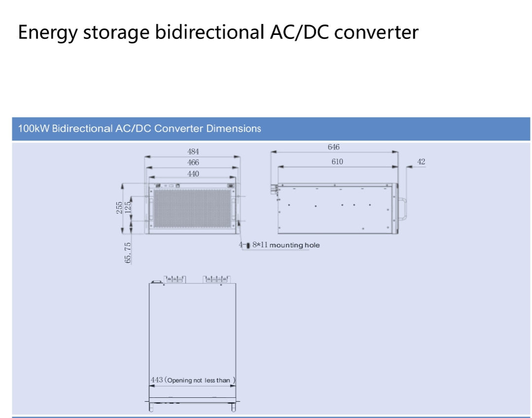 BESS Energy Storage  AC DC Module