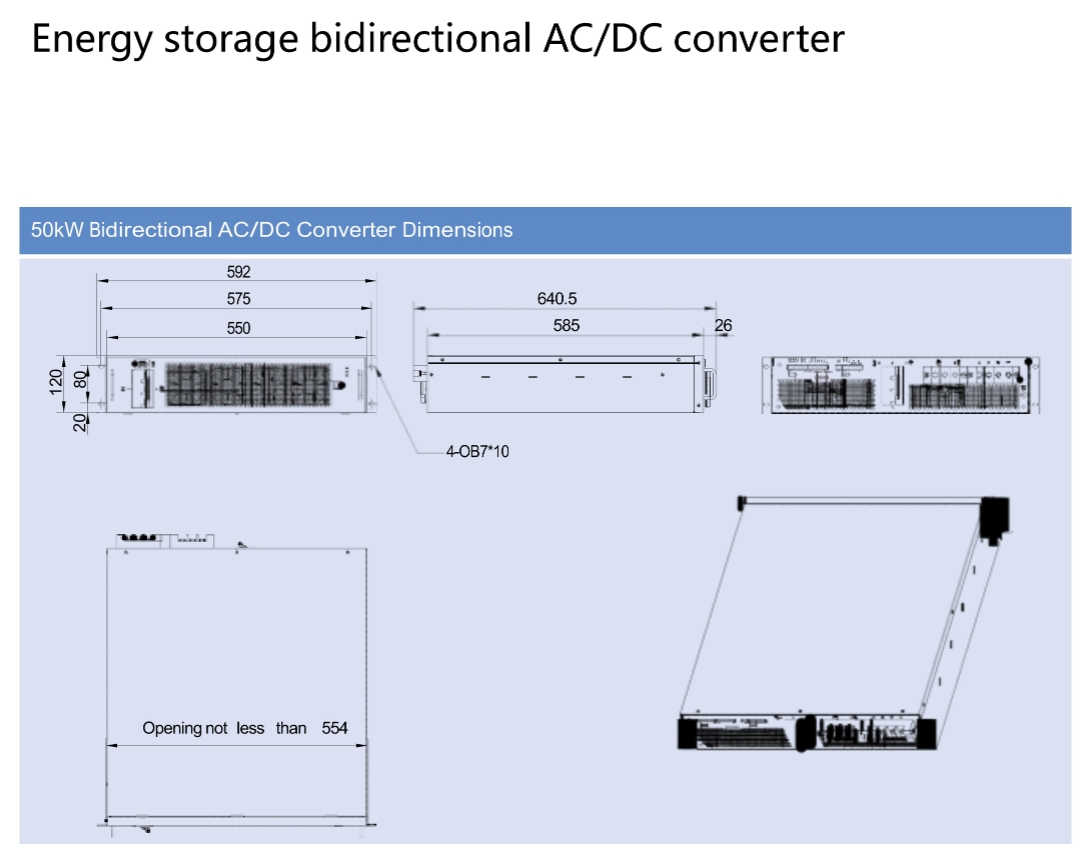 BESS Energy Storage  AC DC Module