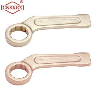 Non-sparking Bent Slogging Ring End Wrench